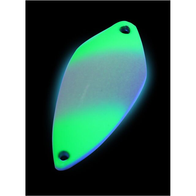 FTM Spoon Tremo 2,3gr. neon grün lumi/schwarz m. Glitter lumi