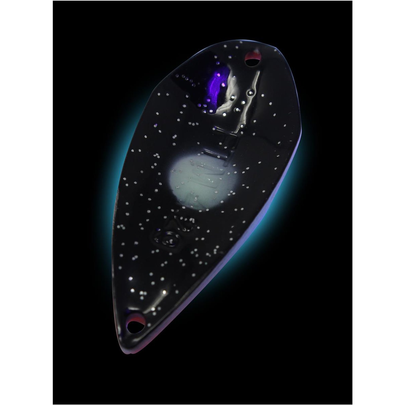 FTM Spoon Tremo 2,3gr. neon orange lumi/schwarz m. Glitter lumi
