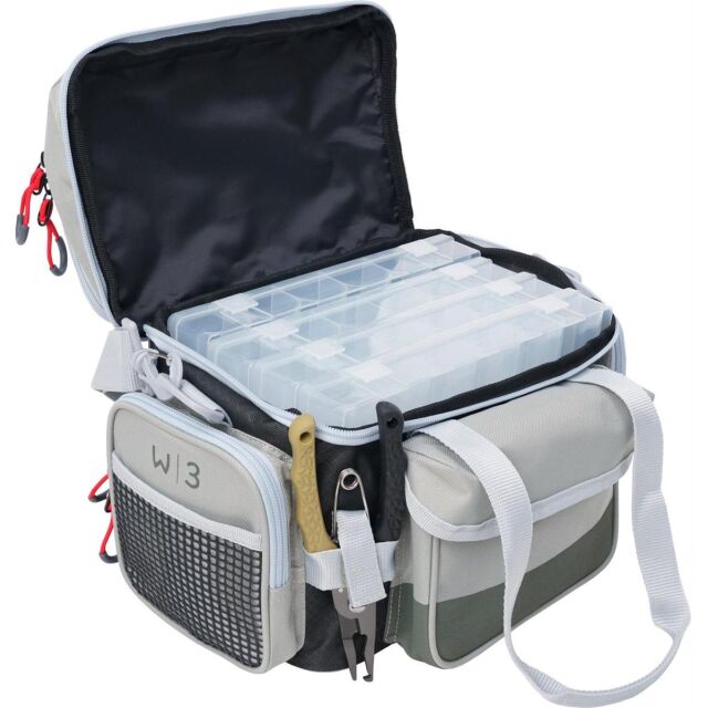 Westin W3 Lure Bag Plus (4 boxes) Small Grey/Black