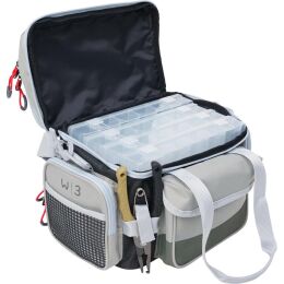 Westin W3 Lure Bag Plus (4 boxes) Small Grey/Black