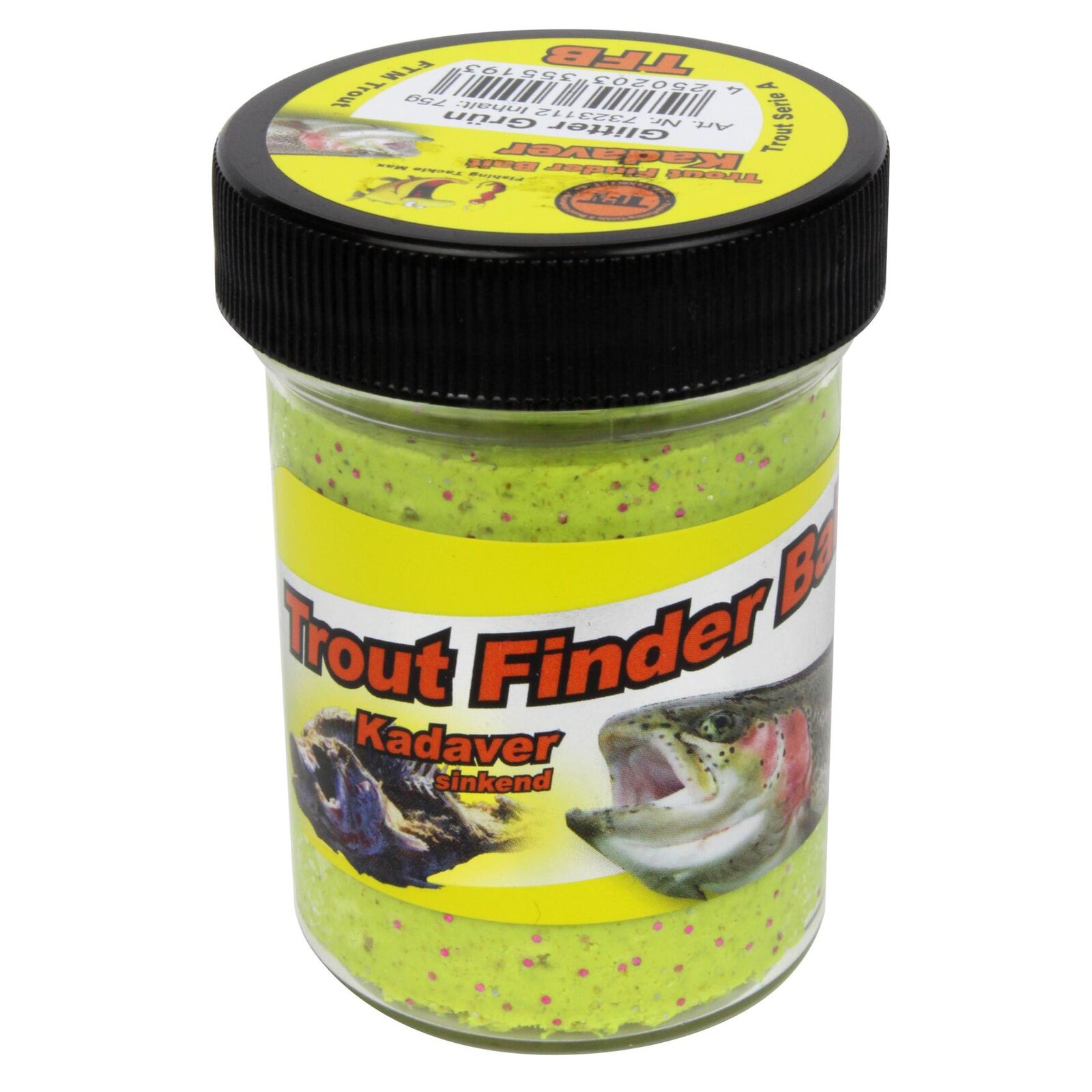 FTM Trout Finder Bait Kadaver Glitter sinkend 50g