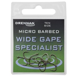 Drennan Wide Gape Specialist micro barbed 10Stk.