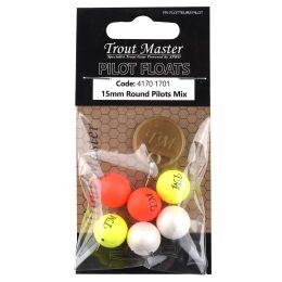 Trout Master Round Pilots Mix 15mm