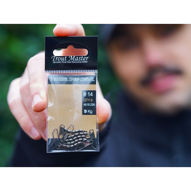 Trout Master 5 Barrel Snap Swivel 8Stk.