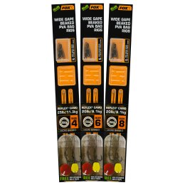 FOX EDGES Wide Gape Beaked PVA Bag Rigs 2Stk.