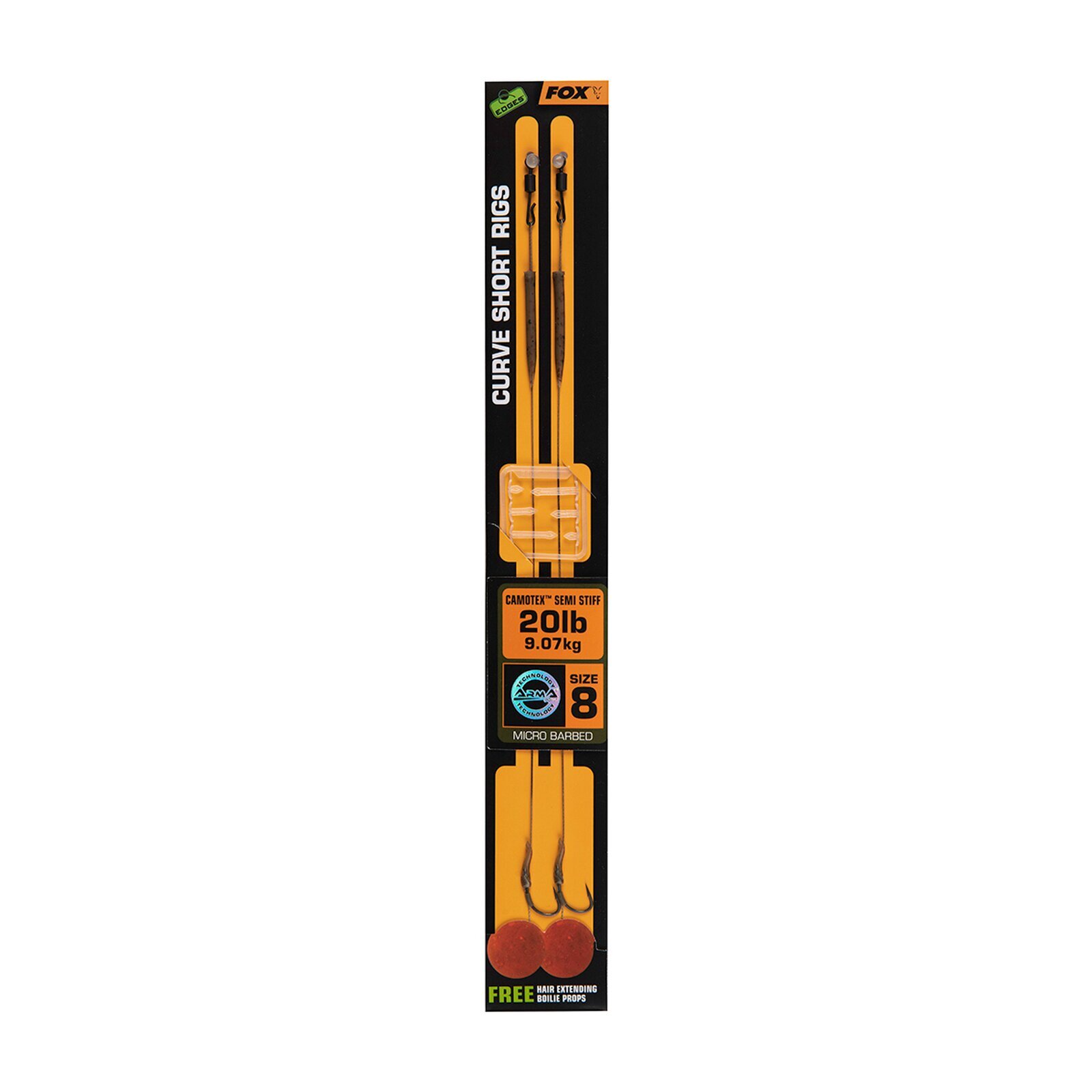 FOX EDGES Curve Short Flouro D-rigs Illusion 2Stk.