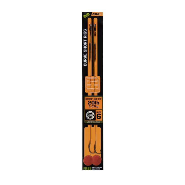 FOX EDGES Curve Short Flouro D-rigs Illusion 2Stk.