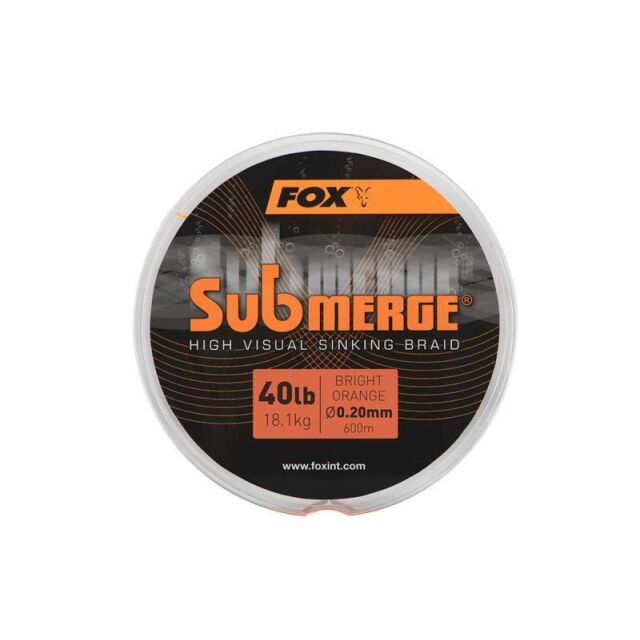 FOX Submerge High Visual Orange Sinking Braid