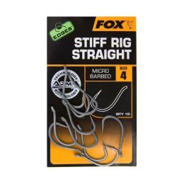 FOX EDGES Stiff Rig Straight 10Stk.