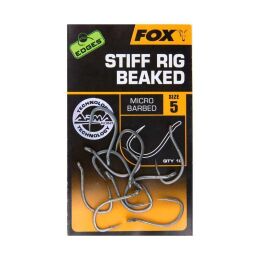 FOX EDGES Stiff Rig Beaked 10Stk.