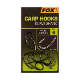 FOX Carp Hook Curve Shank 10Stk.