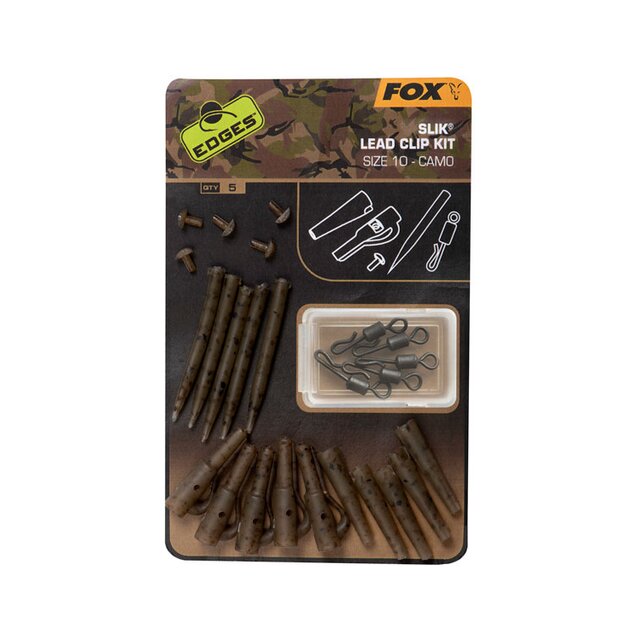 FOX EDGES Camo Slik Lead Clip Kit 5Stk. #10