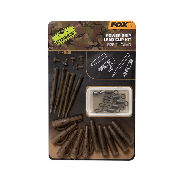 FOX EDGES Camo Power Grip Lead Clip Kit 5Stk. #7
