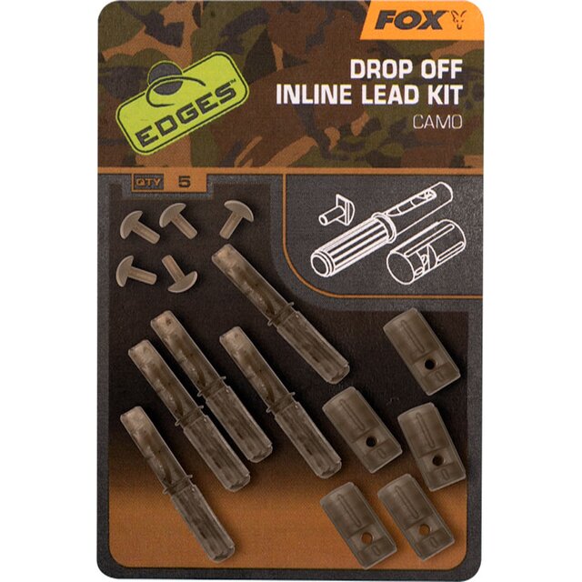 FOX Camo Inline Lead Drop Off Kits 5Stk.