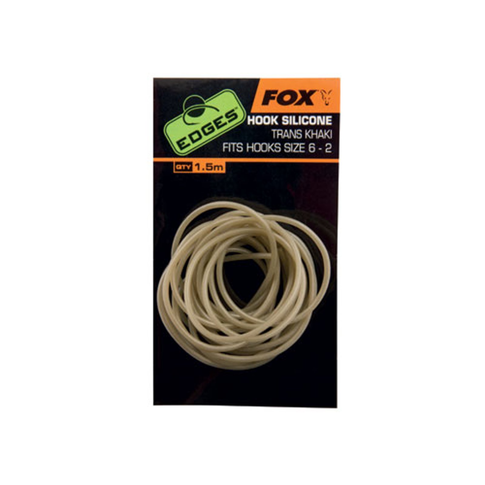 FOX EDGES Hook Silicone - Trans Khaki Hook 6 - 2