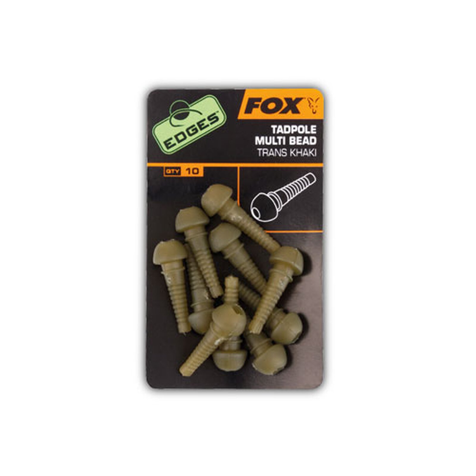 FOX EDGES&trade; Tadpole Multi Bead - Khaki