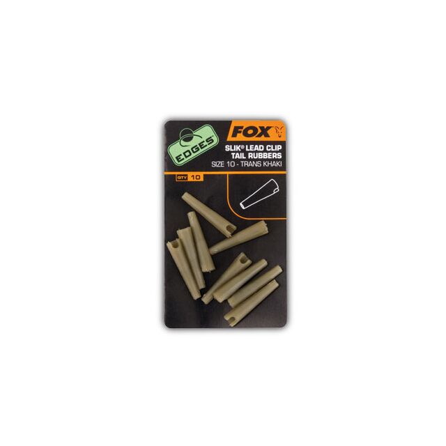 FOX EDGES™ Safety Lead Clip Tail Rubber 10Stk.