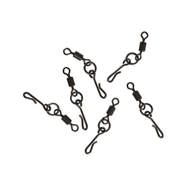 FOX EDGES&trade; Kwik Change O Ring Swivels 8Stk.