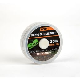 FOX Submerge Fleck Camo Leader 50lb - 10m