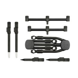 FOX Black Label QR 3 rod Pod complete