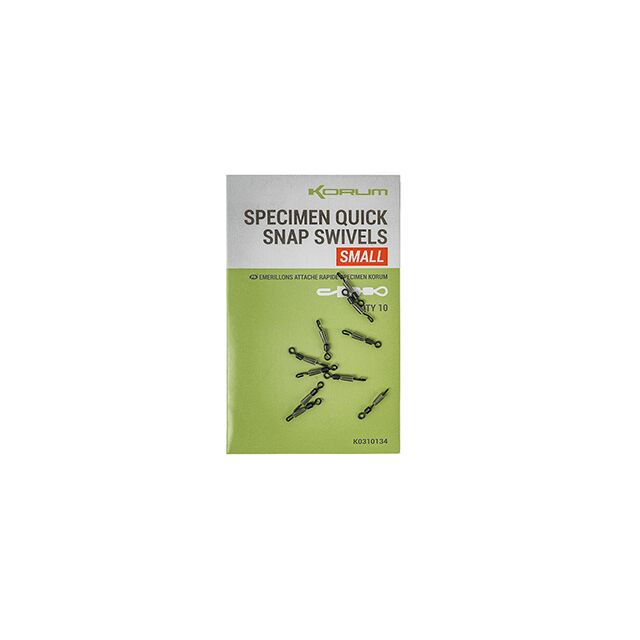 Korum Specimen Quick Snap Swivels - Large