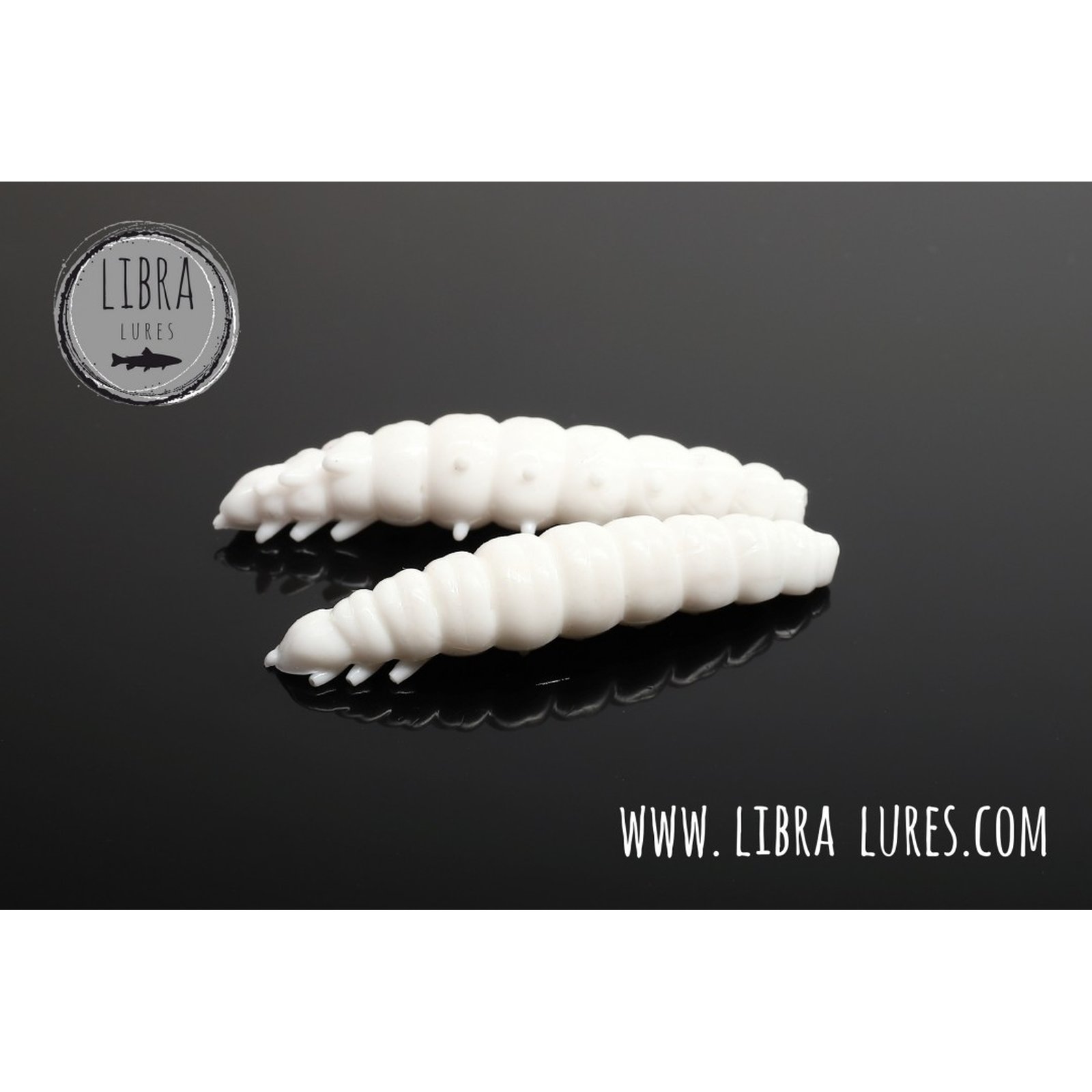 Libra Lures Larva 35mm Cheese 12Stk. 001 - white