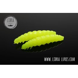 Libra Lures Larva 35mm Cheese 12Stk. 006 - hot yellow...