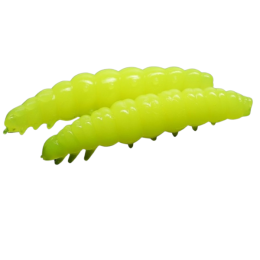 Libra Lures Larva 35mm Cheese 12Stk. 006 - hot yellow