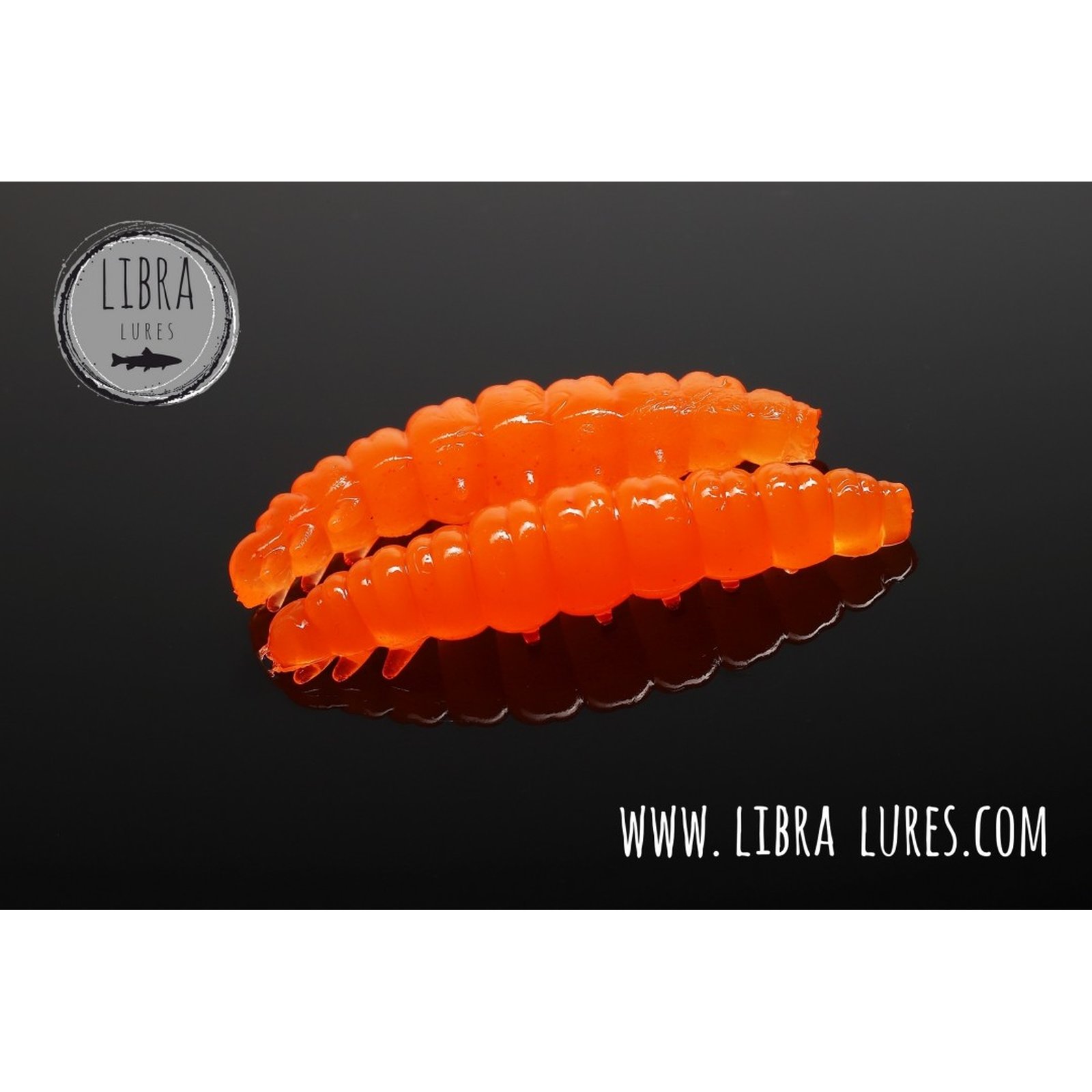 Libra Lures Larva 35mm Cheese 12Stk. 011 - hot orange limited edition