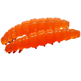 Libra Lures Larva 35mm Cheese 12Stk. 011 - hot orange