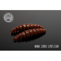 Libra Lures Larva 35mm Cheese 12Stk. 038 - brown