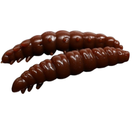 Libra Lures Larva 35mm Cheese 12Stk. 038 - brown