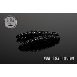 Libra Lures Larva 35mm Cheese 12Stk. 040 - black