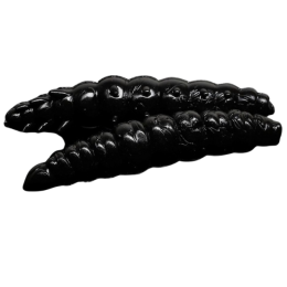 Libra Lures Larva 35mm Cheese 12Stk. 040 - black