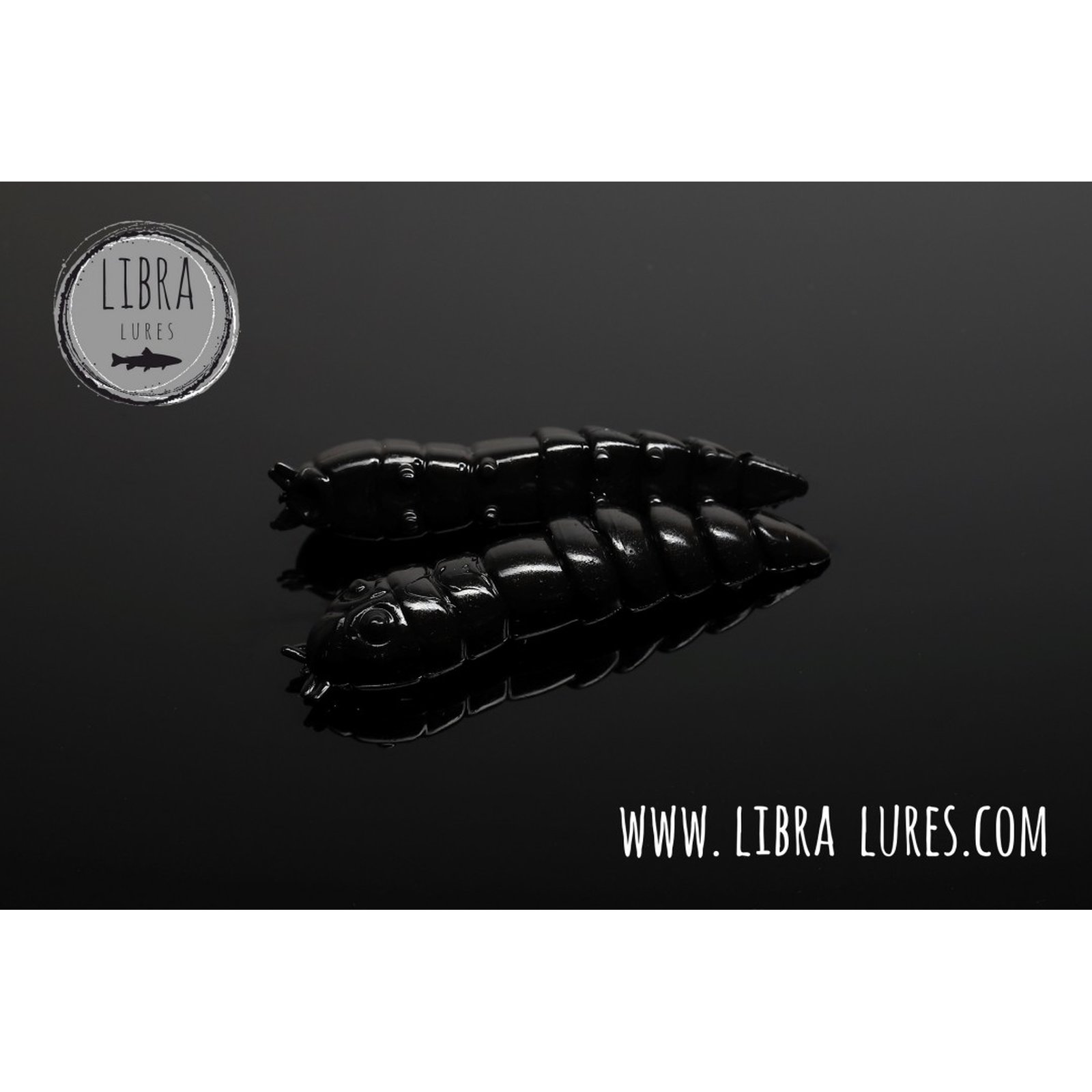 Libra Lures Kukolka 42mm Cheese 10Stk. 040 - black