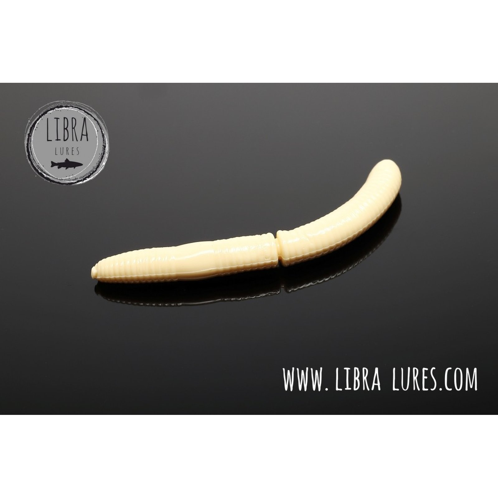 Libra Lures Fatty D Worm 65mm Cheese 10Stk. 005 - cheese