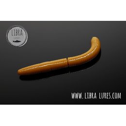 Libra Lures Fatty D Worm 65mm Cheese 10Stk. 036 Milky Coffee