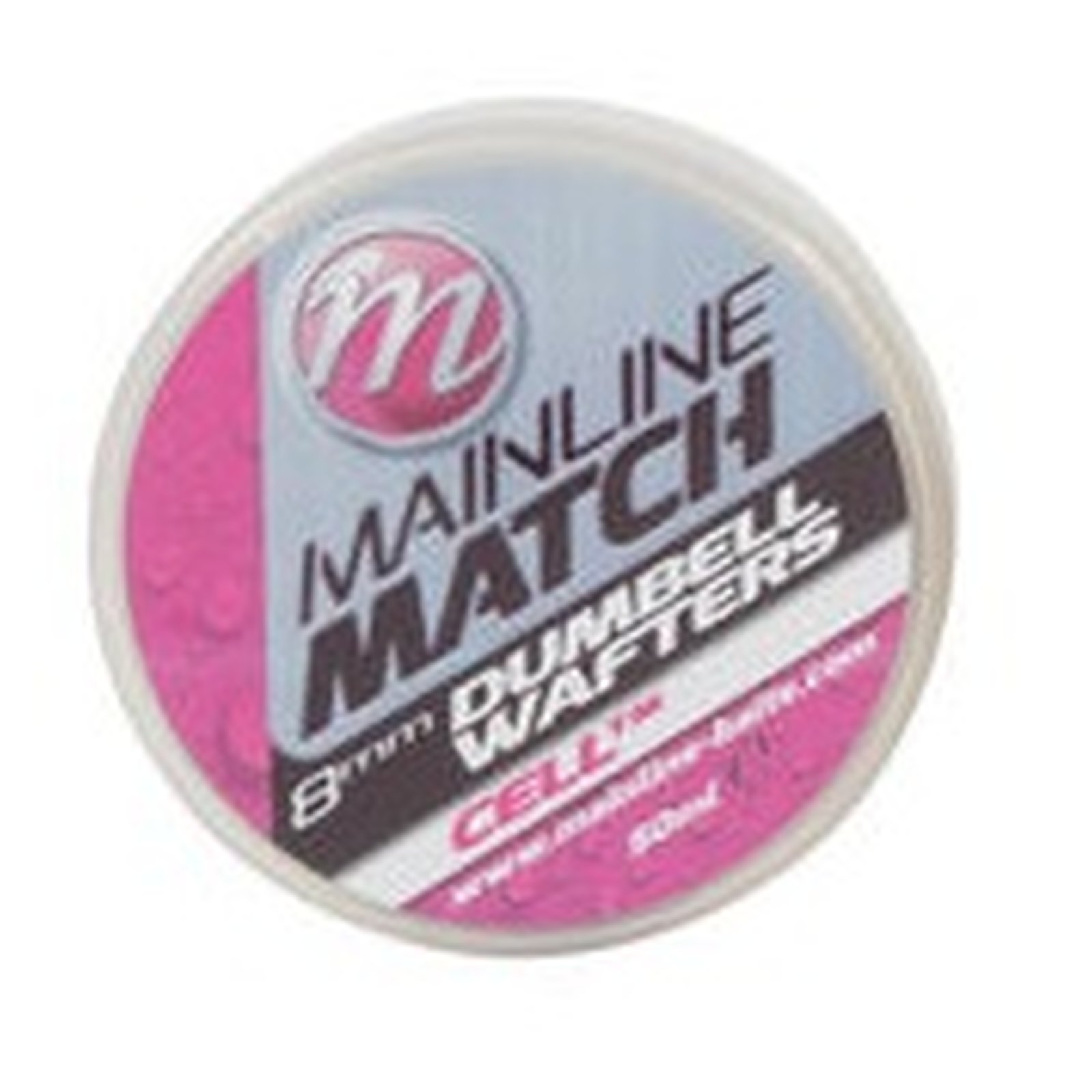 Mainline Match Dumbell Wafters 6mm 50ml - White Cell