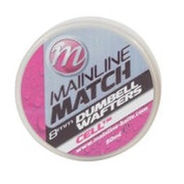 Mainline Match Dumbell Wafters 10mm 50ml - White Cell