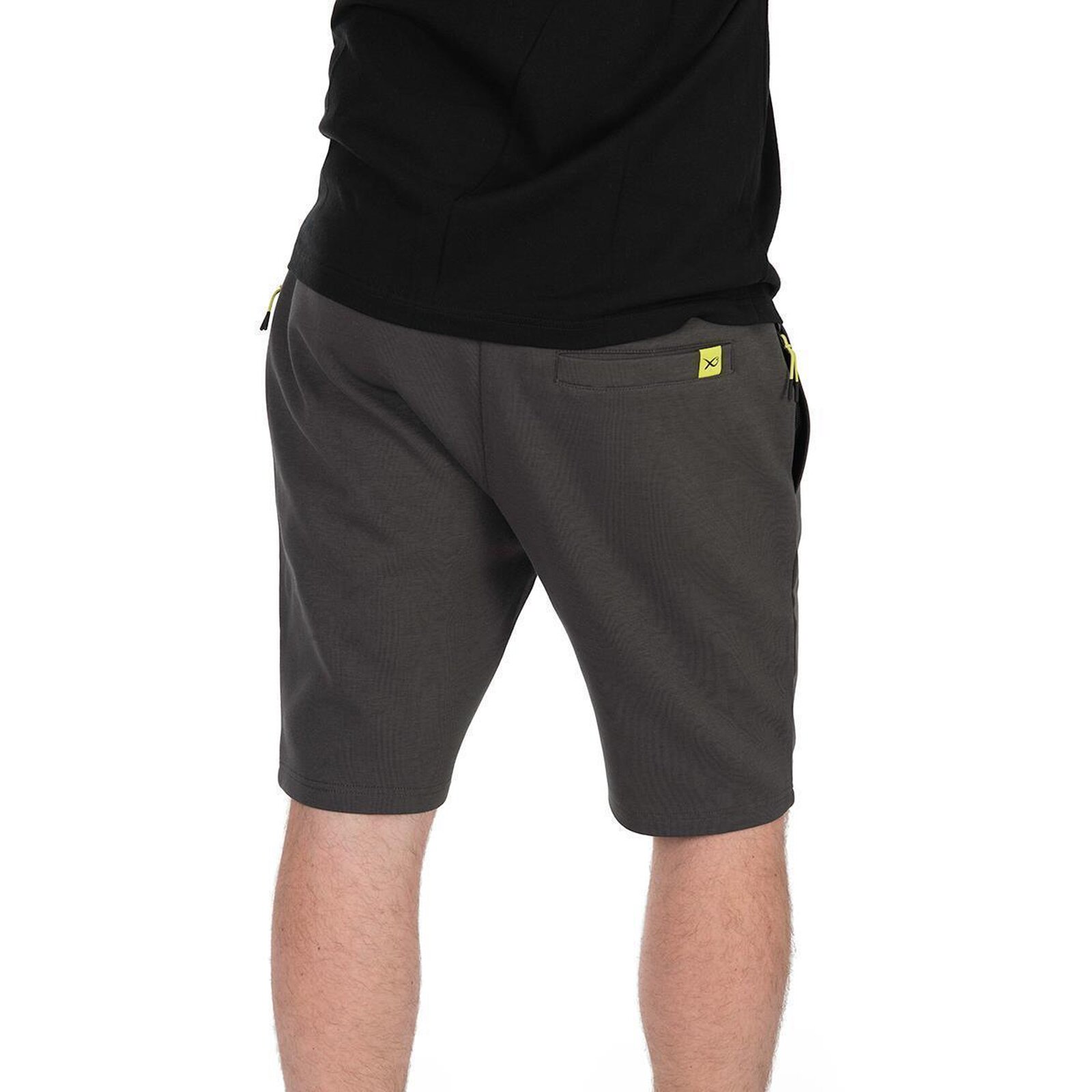 Matrix Jogger Shorts Grey/Lime (Black Edition)