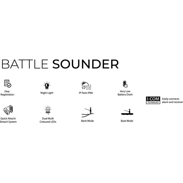 Black Cat Battle Sounder schwarz