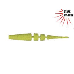OLEK-Fishing Special Worm 7cm Fiery Yellow UV