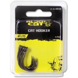Black Cat Cat Hooker DG coating 5Stk. #1/0