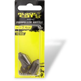 Black Cat Propeller-Rasseln schwarz 2 Stk.