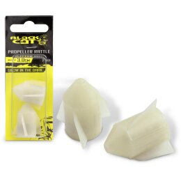 Black Cat Propeller-Rasseln glow 2 Stk.