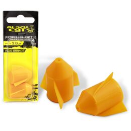 Black Cat Propeller-Rasseln fluo orange 2 Stk.