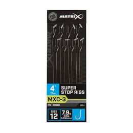 Matrix MXC-3 Super Stop Rigs Barbless 10cm/4 8Stk.