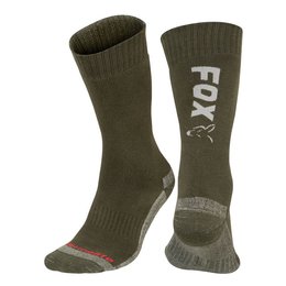 Fox Green / Silver Thermolite long sock 10 - 13 (Eu 44-47)