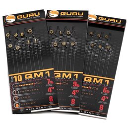 GURU QM1 Ready Rig Bait Bands 4 #12 | 0.22mm 8 Stk.