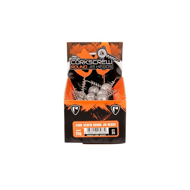 FOX Rage Corkscrew round Jig heads
